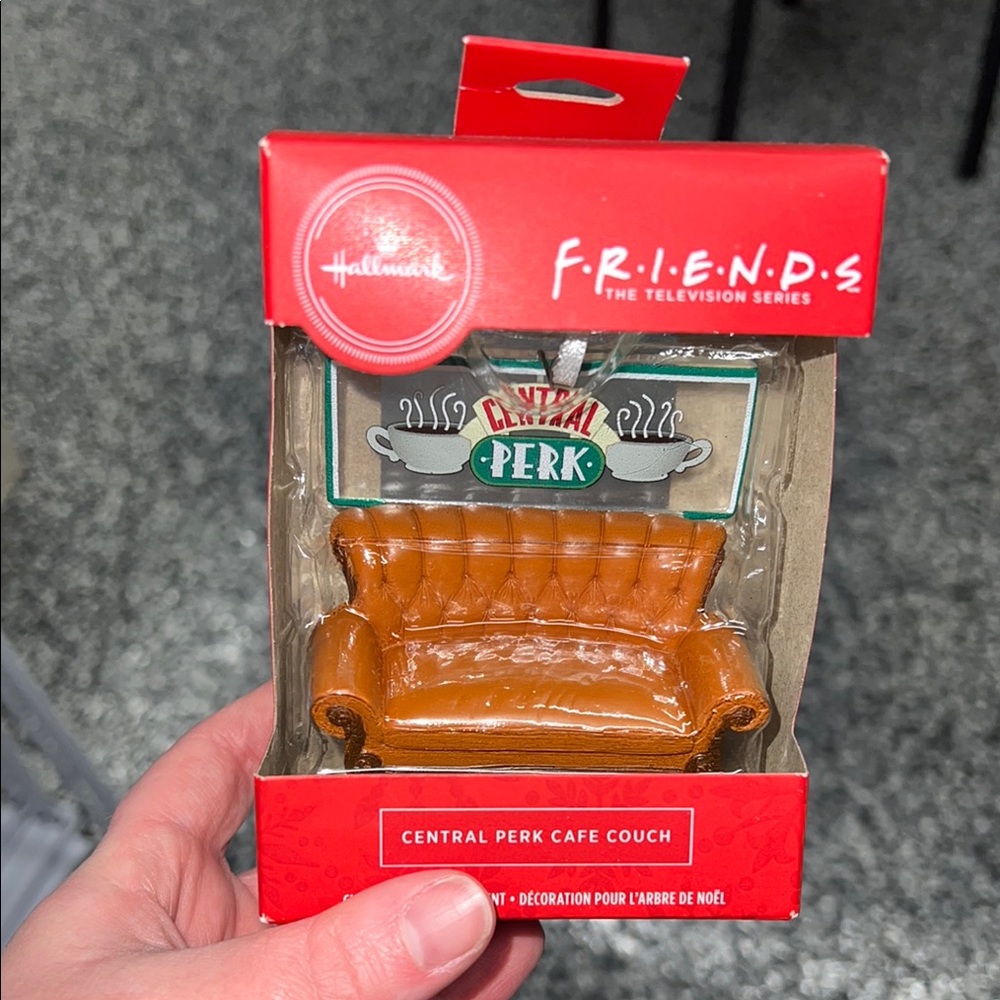 Hallmark Central Perk Cafe Couch Christmas Ornament NWT